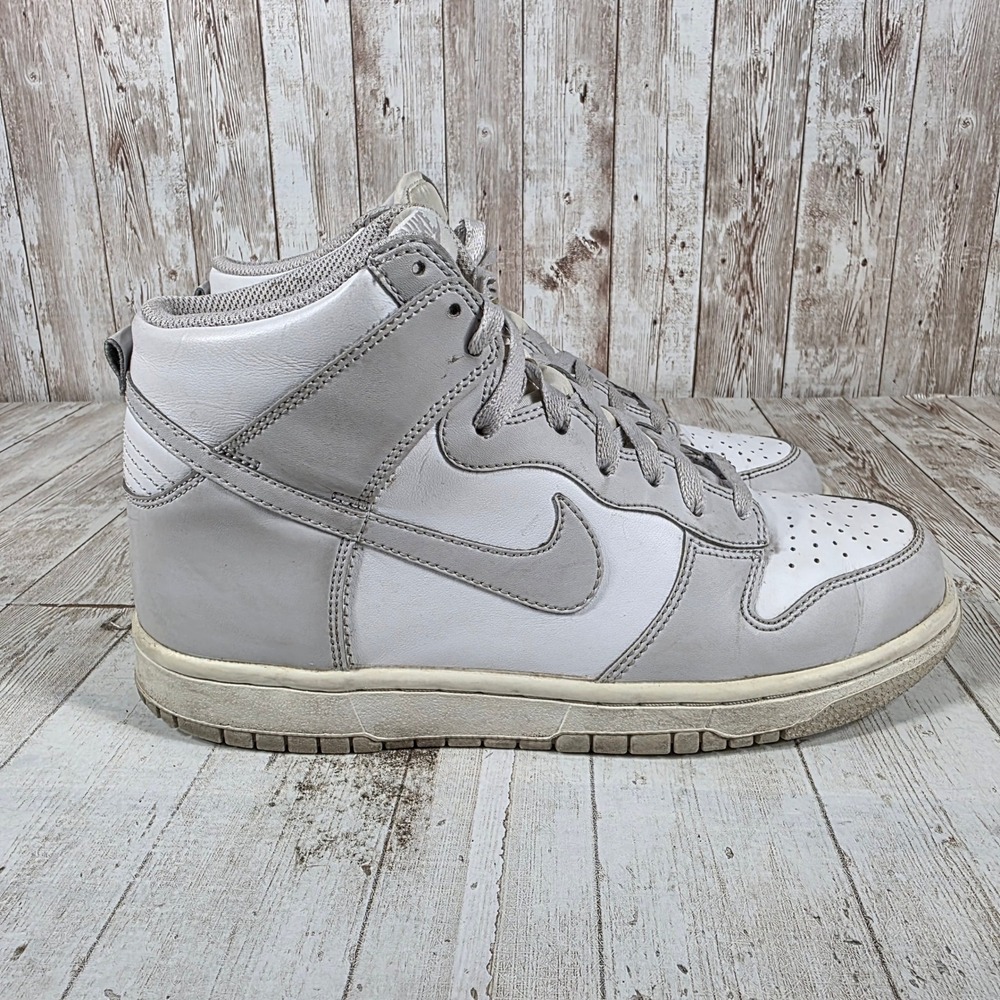 Nike Dunk High Pure Platinum White Grey Sneakers DB2179-101 Womens 8.5 Mens 7Y